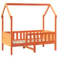 Miniatyrbillede 4 af 10: vidaXL sengeramme til husseng 70x140 cm massivt fyrretræ gyldenbrun
