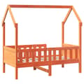 Miniatyrbillede 7 af 10: vidaXL sengeramme til husseng 70x140 cm massivt fyrretræ gyldenbrun