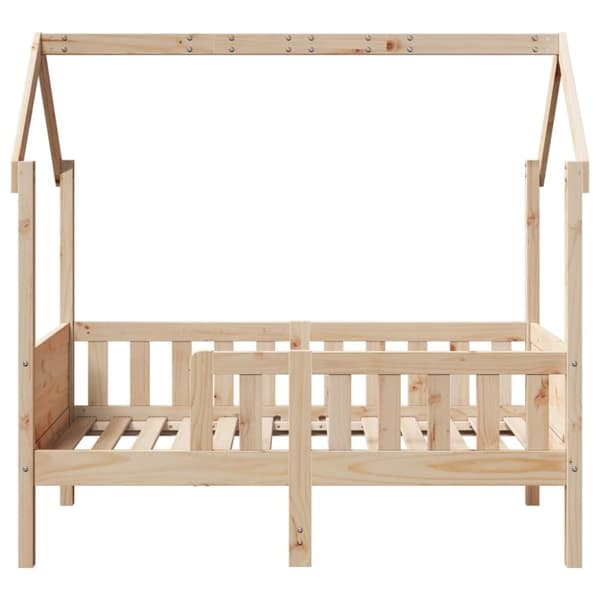 vidaXL Barnesengeramme 70x140 cm heltre furu