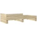 Miniatyrbilde 7 av 10: vidaXL Sengeramme uten madrass sonoma eik 90x200 cm konstruert tre