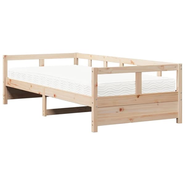 vidaXL Vuodesohva patjalla 80x200 cm täysi mänty