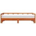 Miniatyrbillede 5 af 11: vidaXL daybed m. udtræk madrasser 90x200cm massivt fyrretræ gyldenbrun