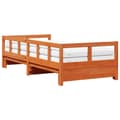 Miniatyrbillede 7 af 11: vidaXL daybed m. udtræk madrasser 90x200cm massivt fyrretræ gyldenbrun