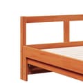 Miniatyrbillede 9 af 11: vidaXL daybed m. udtræk madrasser 90x200cm massivt fyrretræ gyldenbrun