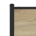 Miniatyrbilde 9 av 11: vidaXL Sengeramme i metall uten madrass sonoma eik 107x203 cm