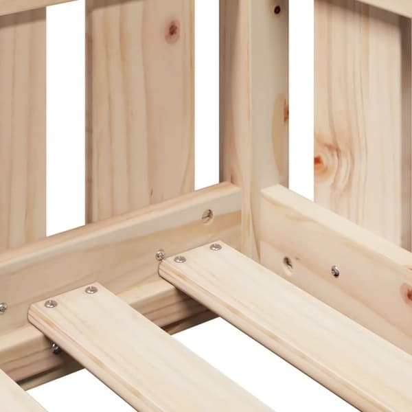 vidaXL Barnesengeramme 70x140 cm heltre furu
