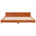 Miniatyrbilde 5 av 10: vidaXL Sengeramme uten madrass voksbrun 180x200 cm heltre furu