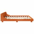 Miniatyrbilde 6 av 10: vidaXL Sengeramme uten madrass voksbrun 180x200 cm heltre furu