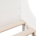 Miniatyrbilde 8 av 10: vidaXL Sengeramme uten madrass hvit 160x200 cm heltre furu
