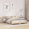 Miniatyrbilde 2 av 10: vidaXL Sengeramme uten madrass 160x200 cm heltre furu