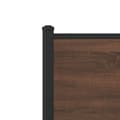Miniatyrbilde 10 av 11: vidaXL Sengeramme i metall uten madrass brun eik 137x190 cm