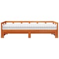Miniatyrbillede 5 af 11: vidaXL daybed m. udtræk madrasser 90x190cm massivt fyrretræ gyldenbrun