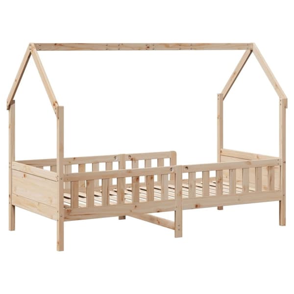 vidaXL sengeramme til husseng 90x190 cm massivt fyrretræ