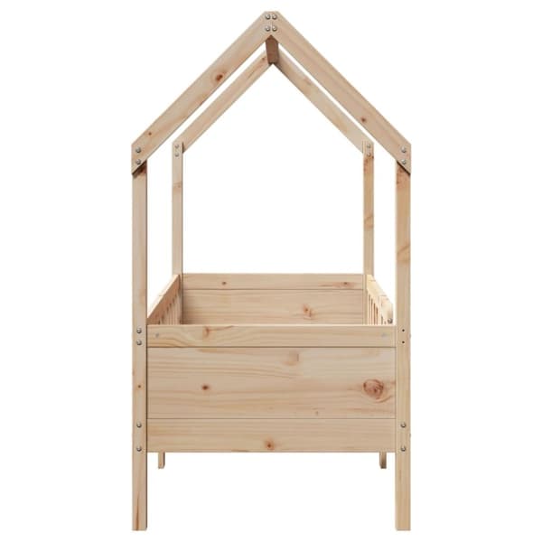 vidaXL sengeramme til husseng 80x160 cm massivt fyrretræ