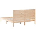 Miniatyrbilde 7 av 10: vidaXL Ekstra lang sengeramme uten madrass 140x210 cm heltre