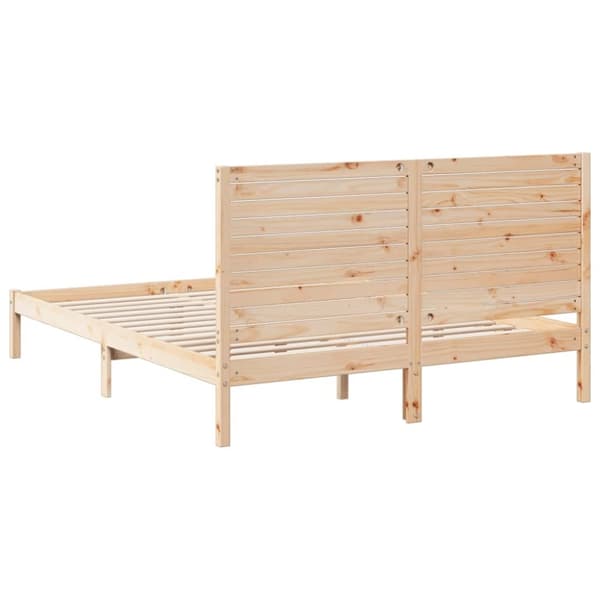 vidaXL Ekstra lang sengeramme uten madrass 140x210 cm heltre