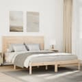 Miniatyrbilde 2 av 10: vidaXL Ekstra lang sengeramme uten madrass 140x210 cm heltre