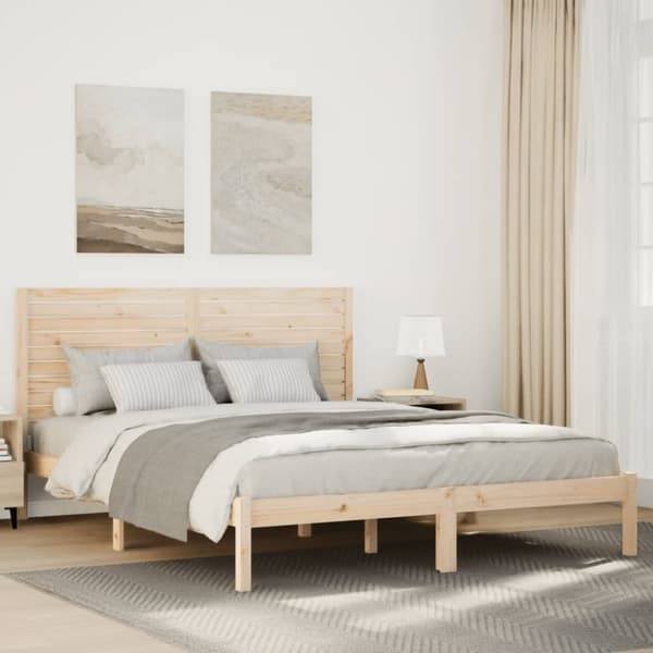 vidaXL Ekstra lang sengeramme uten madrass 140x210 cm heltre