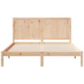 Miniatyrbilde 5 av 10: vidaXL Ekstra lang sengeramme uten madrass 140x210 cm heltre