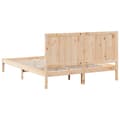 Miniatyrbilde 7 av 10: vidaXL Ekstra lang sengeramme uten madrass 140x210 cm heltre