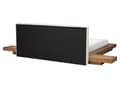 Miniatyrbillede 8 af 11: Seng Lyst Træ 160 x 200 cm Moderne Dobbeltseng med Sengegavl To Mands Lav Sengeramme LED Futon Minimalistisk Design Træseng Japansk