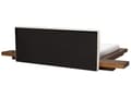 Miniatyrbillede 8 af 11: Seng Mørkt Træ 180 x 200 cm Moderne Dobbeltseng med Sengegavl To Mands Lav Sengeramme Futon Minimalistisk Design Træseng Japansk