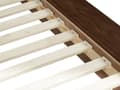 Miniatyrbillede 10 af 11: Seng Mørkt Træ 180 x 200 cm Moderne Dobbeltseng med Sengegavl To Mands Lav Sengeramme Futon Minimalistisk Design Træseng Japansk