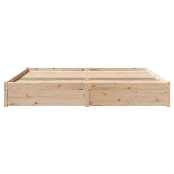 vidaXL Sengeramme uten madrass 180x200 cm heltre furu