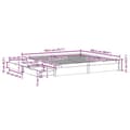 Miniatyrbilde 11 av 11: vidaXL Sengeramme uten madrass 180x200 cm heltre furu