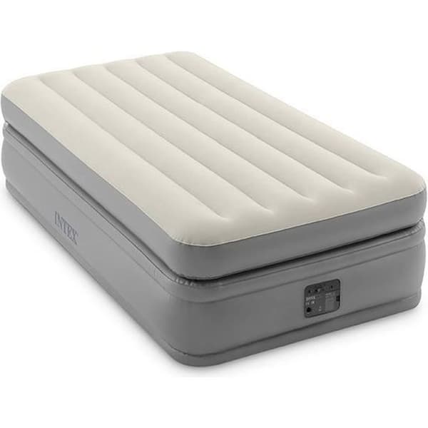 INTEX PRIME COMFORT FIBER TECH madrass 99x191 - Uppblåsbar - Justerbar fasthet - 51 cm - Elektrisk - 1 person