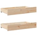 Miniatyrbilde 9 av 11: vidaXL Sengeramme uten madrass 90x200 cm heltre furu