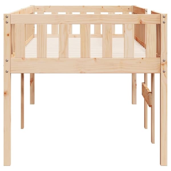 vidaXL Barneseng uten madrass 90x190 cm heltre furu