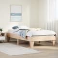 Miniatyrbilde 2 av 10: vidaXL Sengeramme uten madrass 90x190 cm heltre furu