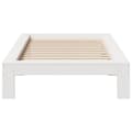 Miniatyrbilde 5 av 9: vidaXL Sengeramme uten madrass hvit 90x190 cm heltre furu