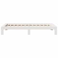 Miniatyrbilde 6 av 9: vidaXL Sengeramme uten madrass hvit 90x190 cm heltre furu