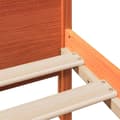 Miniatyrbilde 8 av 10: vidaXL Sengeramme uten madrass voksbrun 120x200 cm heltre furu