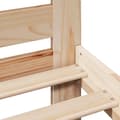 Miniatyrbilde 8 av 10: vidaXL Sengeramme uten madrass 140x200 cm heltre furu