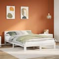 Miniatyrbilde 2 av 10: vidaXL Sengeramme uten madrass hvit 140x190 cm heltre furu