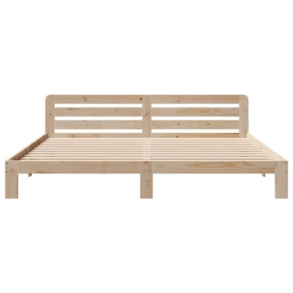 vidaXL Sengeramme uten madrass 180x200 cm heltre furu
