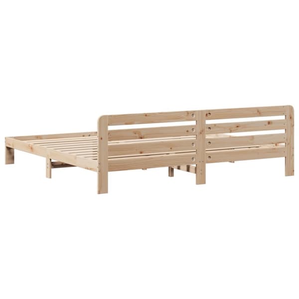 vidaXL Sengeramme uten madrass 180x200 cm heltre furu