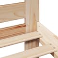 Miniatyrbilde 8 av 10: vidaXL Sengeramme uten madrass 180x200 cm heltre furu