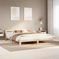 Miniatyrbilde 2 av 10: vidaXL Sengeramme uten madrass 180x200 cm heltre furu