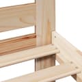 Miniatyrbilde 8 av 10: vidaXL Sengeramme uten madrass 140x190 cm heltre furu