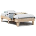 Miniatyrbilde 3 av 10: vidaXL Sengeramme uten madrass 75x190 cm heltre furu