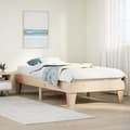 Miniatyrbilde 2 av 10: vidaXL Sengeramme uten madrass 75x190 cm heltre furu