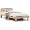 Miniatyrbilde 3 av 10: vidaXL Sengeramme uten madrass 90x190 cm heltre furu