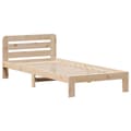 Miniatyrbilde 4 av 10: vidaXL Sengeramme uten madrass 90x190 cm heltre furu