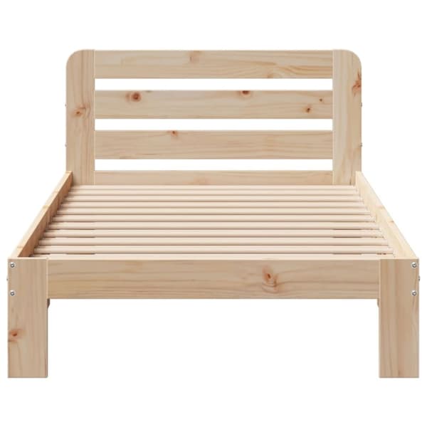 vidaXL Sengeramme uten madrass 90x190 cm heltre furu