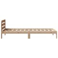 Miniatyrbilde 6 av 10: vidaXL Sengeramme uten madrass 90x190 cm heltre furu