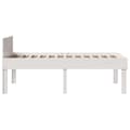 Miniatyrbilde 6 av 10: vidaXL Sengeramme uten madrass hvit 80x200 cm heltre furu